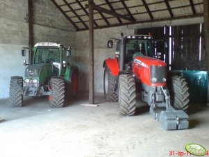 Massey Ferguson 7490 i Fendt 311