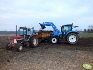 New Holland T6 165 & Case IH