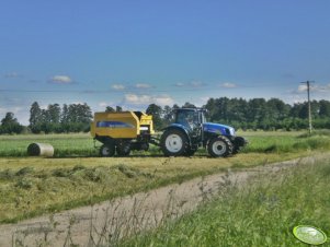 New Holland T6030 & NH BR7060