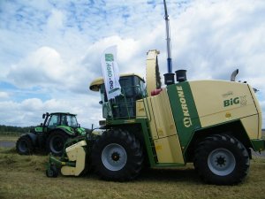 Krone BIGX 700 i Deutz Fahr 6190 TTV