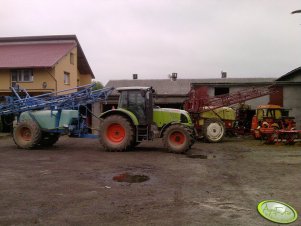 Claas Ares 657ATZ + Berthoud Alba Volux 2500