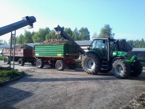 Deutz Fahr Agrotron M620 +przyczepki