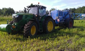 John Deere 6210r + lemken Albatros9