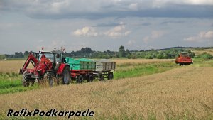 Massey Ferguson 5613 Dyna 4 i Bizon Z056