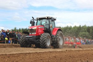 Massey Ferguson 7619 + Unia 5 skib