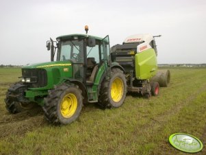 JD 6420 + Claas Variant 360 rc