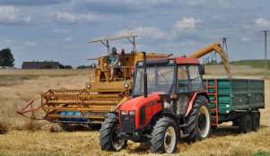 Bizon Z056 & Zetor 7340 & Agromet T-062