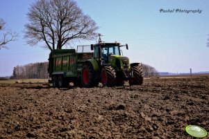 Claas Axion 840 + Bergmann tsw 5200 s