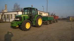 John Deere 6330 + Sanok D-46+ Autosan D-47