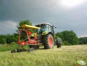 Claas Ares 657 ATZ + Fella TS 456DN