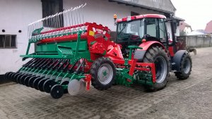 Zestaw Uprawowo Siewny Agro-Masz 3m & Zetor proxima plus 85