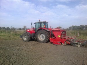 Massey Ferguson 7495 vt + HORSCH EXPRESS 3TD