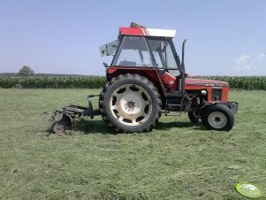 Zetor 7711 + Przetrząsacz