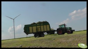 Fendt 312 vario & Krone titan R48 GD