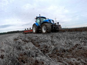 New Holland t7040 + Vogel&noot