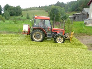 Zetor 6340 + pług do śniegu + opryskiwacz