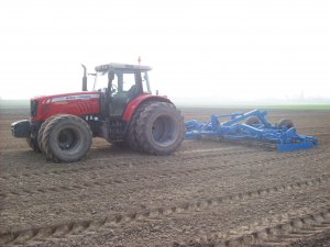 Massey Ferguson 5465&Lemken kompaktor 6m