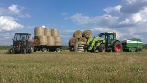 Ursus 3512 & Claas Axos 330