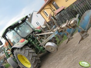 John Deere 5080M + Pług Fortschritt B-125