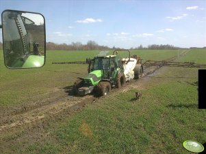 Deutz Fahr Agrotron 130 i Hardi Commander 4400