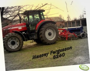 Massey Fergusson 8240 + Unia & Poznaniak