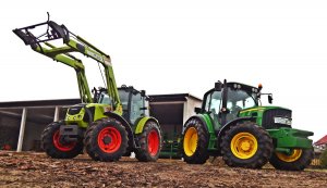 John Deere 6330 Premium & Claas Axos 320C