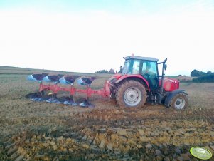 MF 5455 + Kverneland