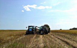 NH TD5050 + 2x Autosan & NH T4.65 & Claas Dominator 86