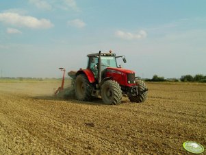 Massey Ferguson 6485 Dyna-6 + Sulky Optimal MP