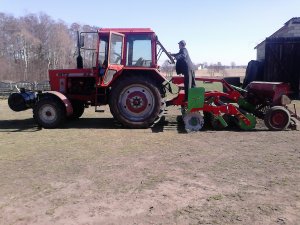 Mtz 82 & agregat uprawowo siewny