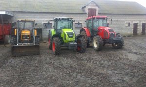 Claas Axos 320 & Zetor Forterra 9641 & Renault Ceres 340x