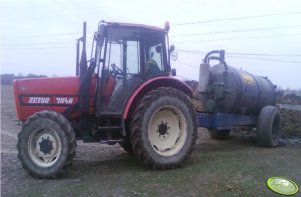 Zetor 7540 + Beczka Veenhuis