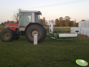 Massey Ferguson 3050 i owijarka do bel sipma