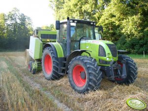 Claas Ares 657 + Claas Variant 180