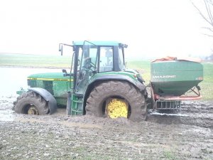 John Deere 6610 & Amazone ZAM-X