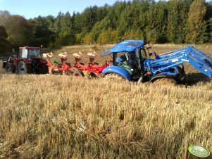 Farmer 10244 C1 + New Holland T6 165