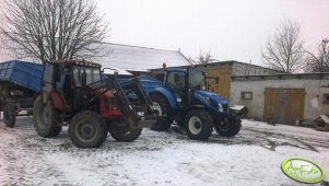 Farmer 8244 C2 i New Holland T5 105