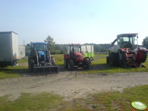 Farmer 8244 c2 + Unia Brzeg + New Holland + Claas Jaguar
