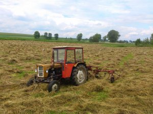 Ursus C-330 & Przewracarka Deutz-Fahr