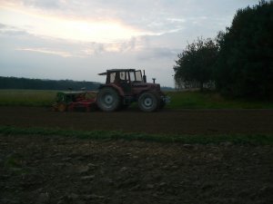 Same Laser 100 & agregat uprawowo-siewny