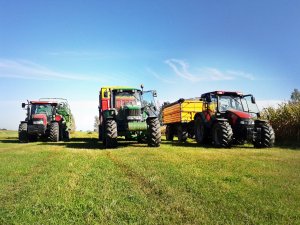 Case JXU 105 & John Deere 6530 & Case Maxxum 115