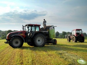 Valtra T171 i Claas Variant 365 RC