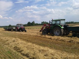 Ursus C-385 DeLuxe & Autosan D732 & przyczepa rosyjska + Deutz Fahr DX 6.05 & Autosan D732 & przyczepa rosyjska