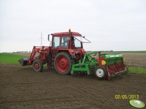 Mtz 82 + agregat uprawowo-siewny