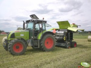 Claas Ares 657ATZ + Claas Rollant 350 RC