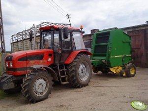 Belarus 952.3 + John Deere 550