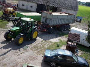 John Deere 6610 SE + naczepa Kögel