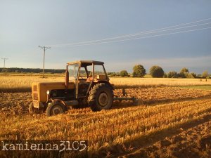 Ursus C-360 + pług 3 skibowy
