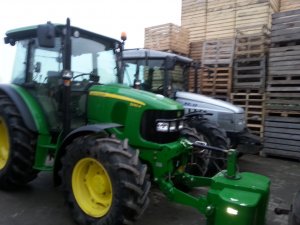 John Deere 5080R i Lamborghini r4 95