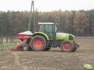 Claas Ares 616 RX + Kverneland Pneumatic DL